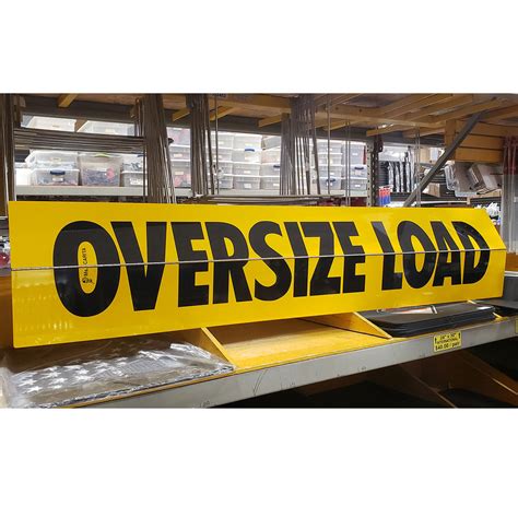 aluminum load signs for trucks